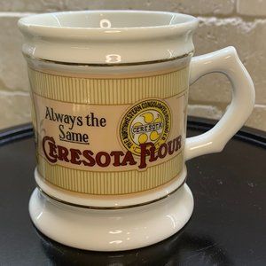 Franklin Mint Vintage CERESOTA FLOUR Porcelain Mug The Corner Store